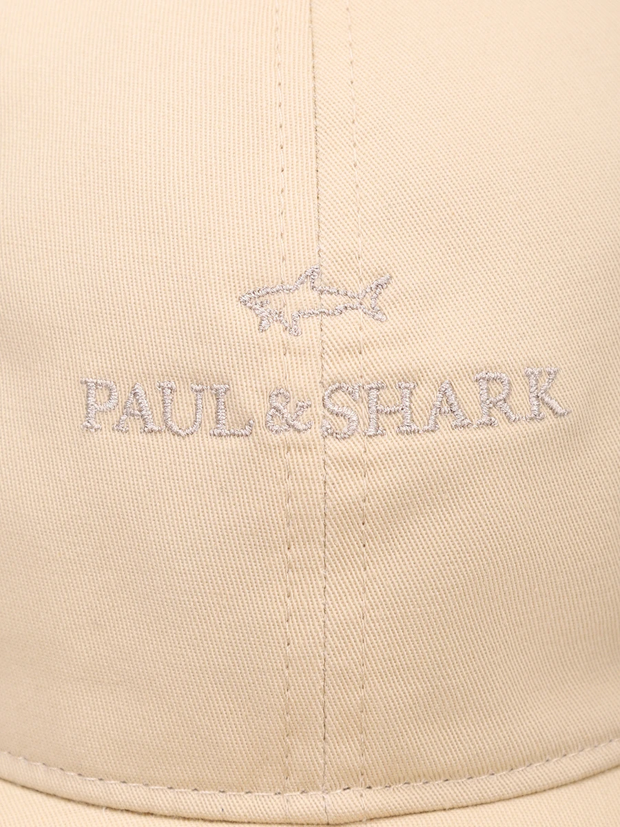 Бейсболка хлопковая PAUL & SHARK 25417119/629 Бежевый  Фото 3
