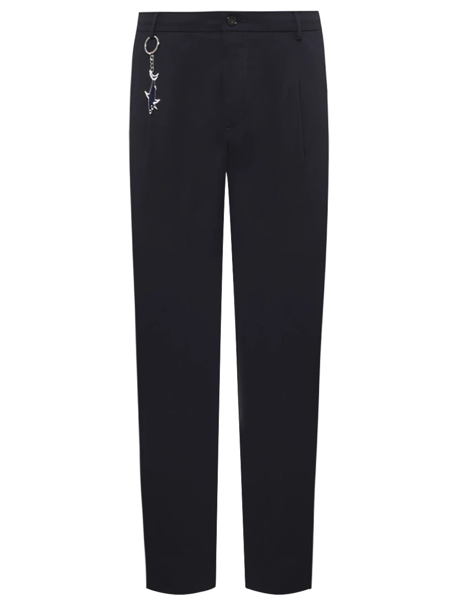 

Слаксы из лиоцелла и хлопка, Синий, 25414017/050