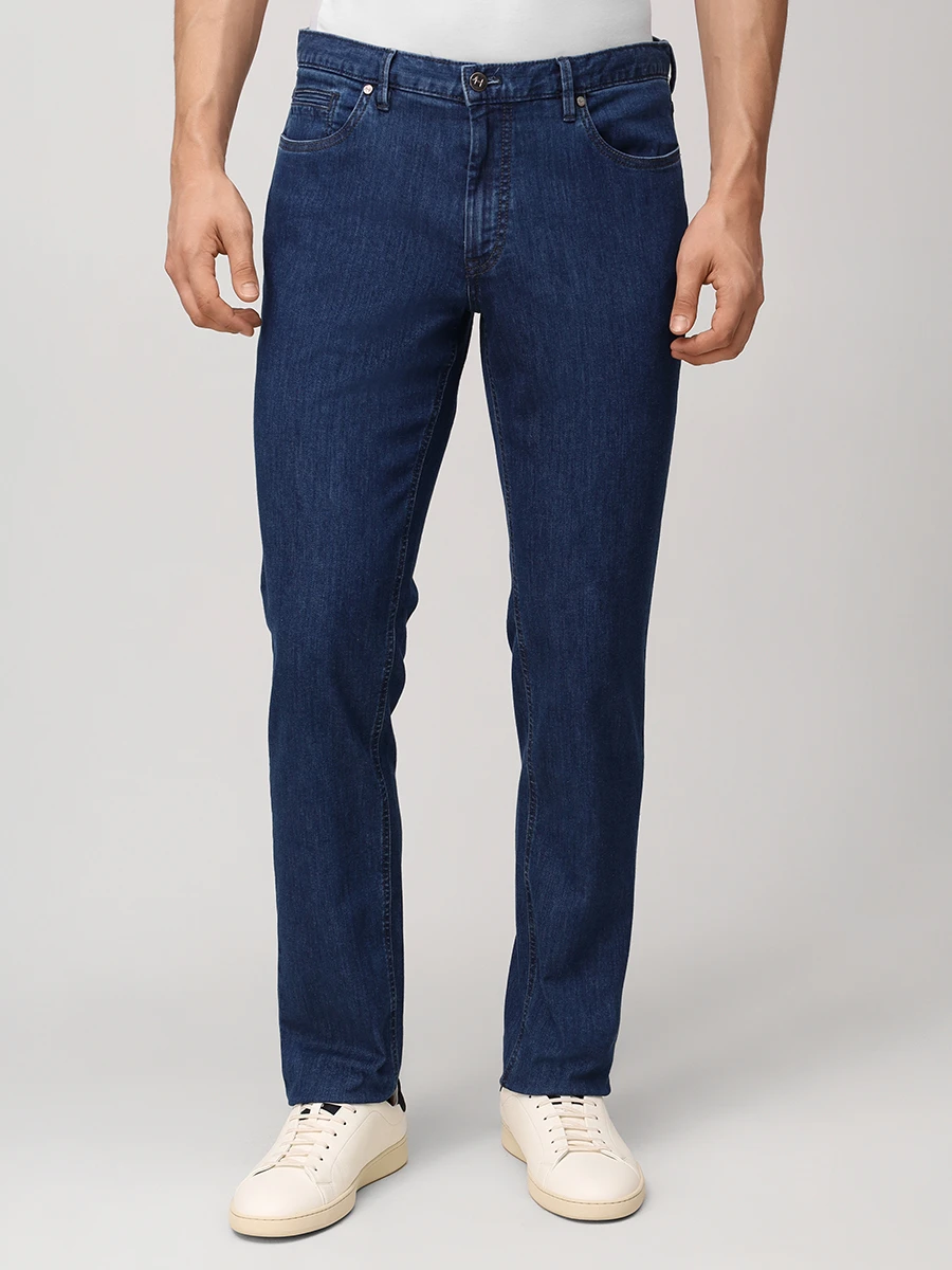 Джинсы Slim Fit хлопковые HILTL 73225/4441480/DUDE Синий  Фото 4