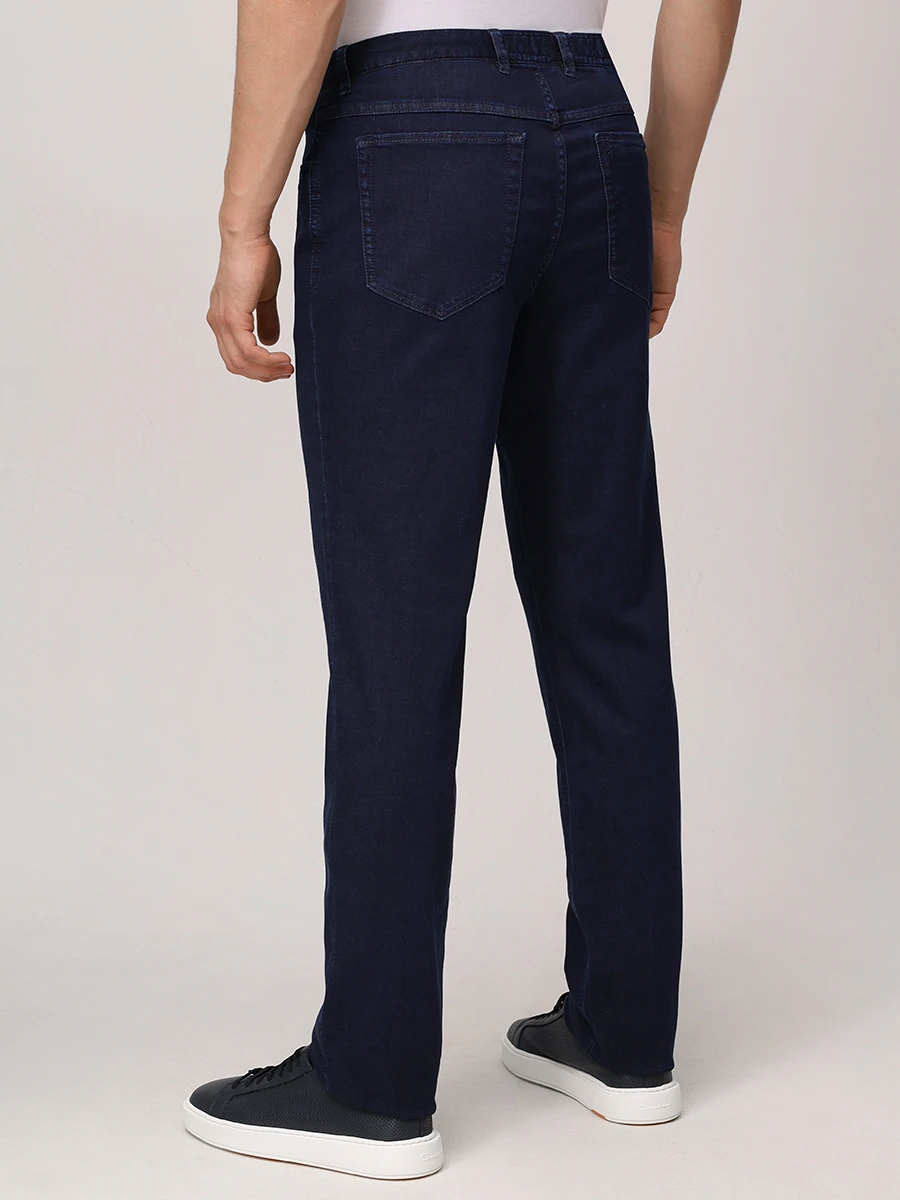 Джинсы Slim Fit хлопковые HILTL 73668/4441480/DUDE Темно- Синий  Фото 3