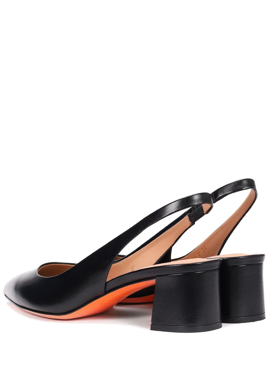 Туфли кожаные SANTONI WDZG71576HA2NSZAN01 Черный  Фото 4