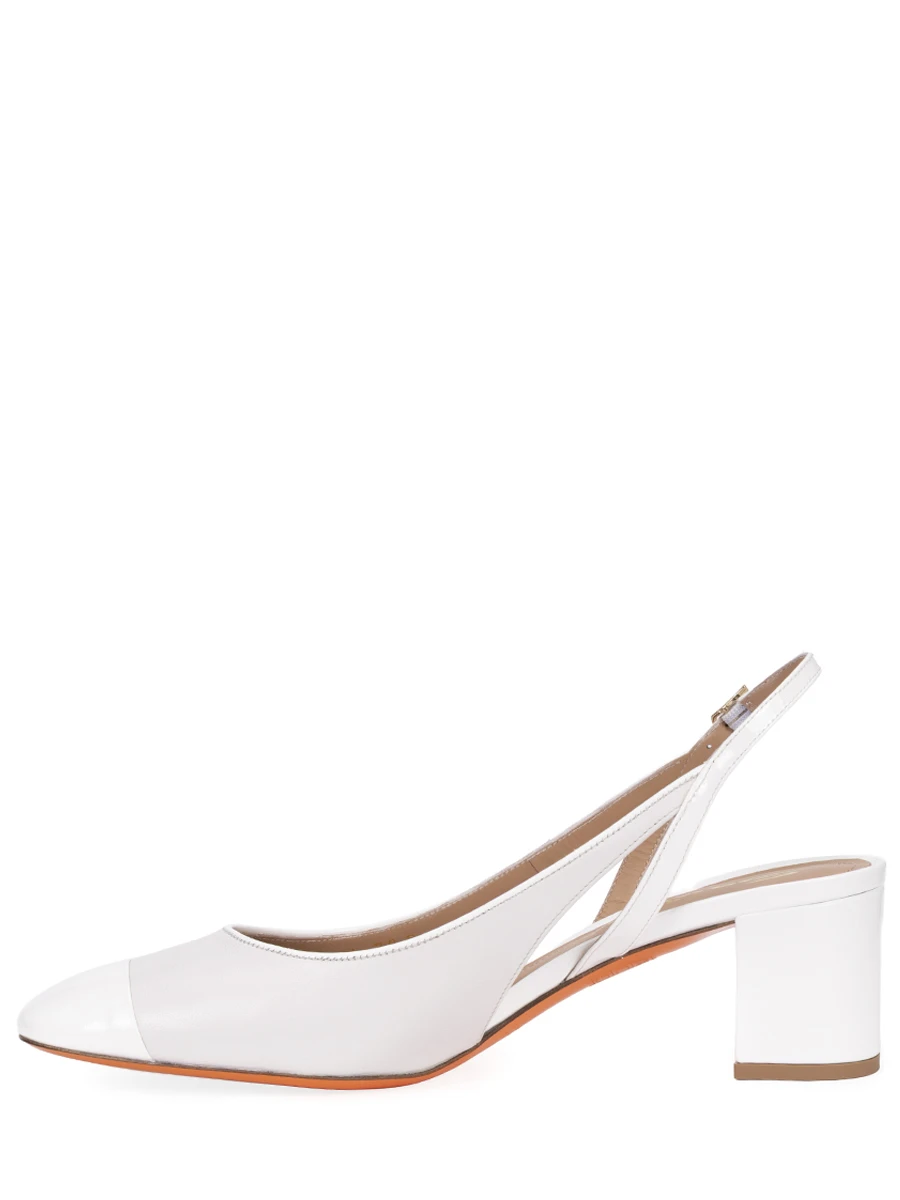 Туфли кожаные SANTONI WDNG71546HA2NOGOI70 Белый  Фото 3