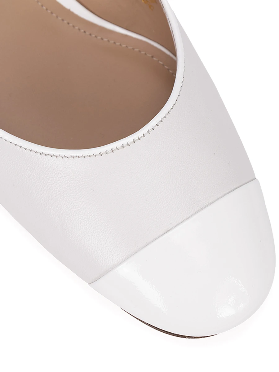 Туфли кожаные SANTONI WDNG71546HA2NOGOI70 Белый  Фото 5