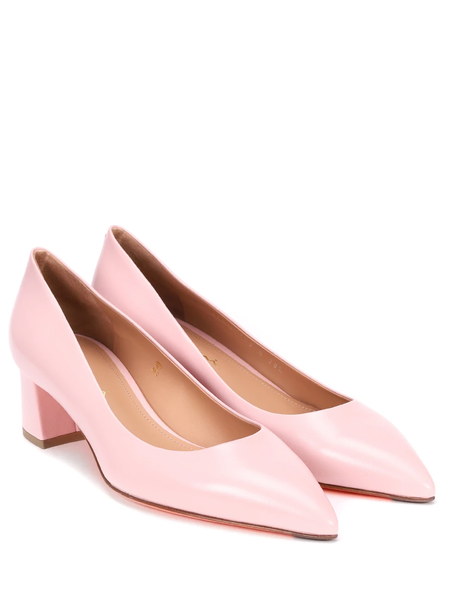 Туфли кожаные SANTONI WDZG71575HA2NSZAP20 Розовый  Фото 2