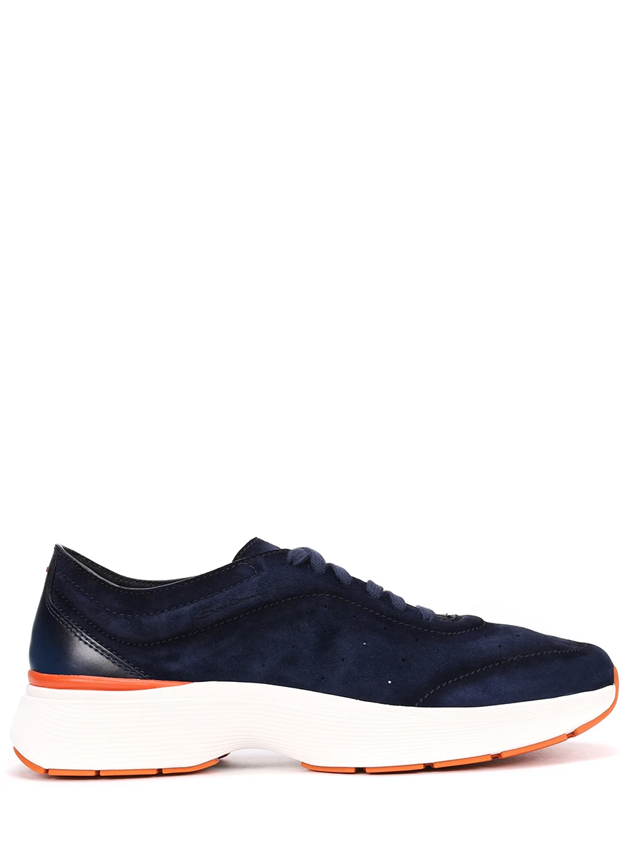 Кроссовки замшевые SANTONI MBBG22070BARTSOGU60 Синий 