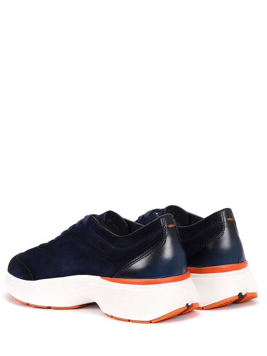 Кроссовки замшевые SANTONI MBBG22070BARTSOGU60 Синий  Фото 4