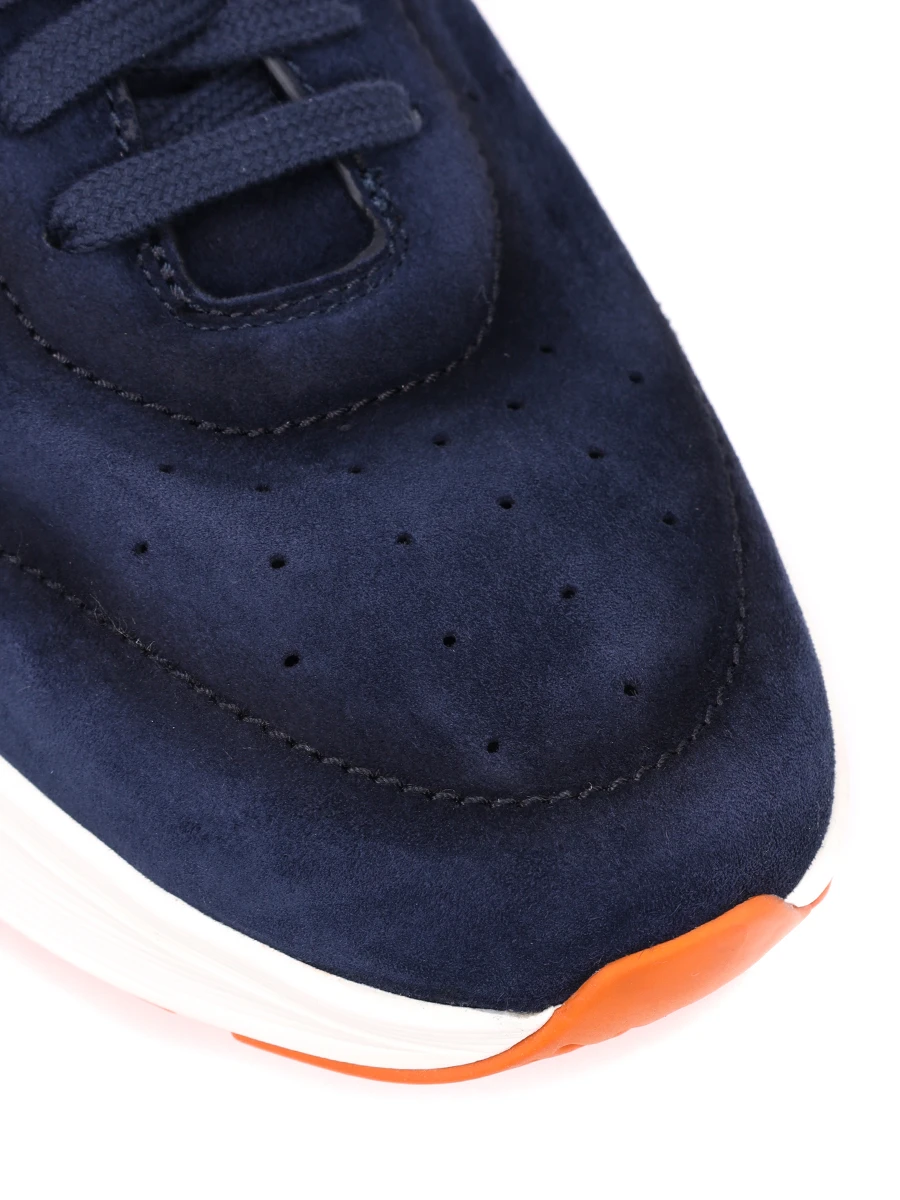 Кроссовки замшевые SANTONI MBBG22070BARTSOGU60 Синий  Фото 5
