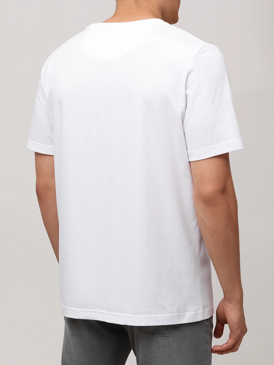 Футболка хлопковая BALDESSARINI 20085.5295/1010 Белый  Фото 3