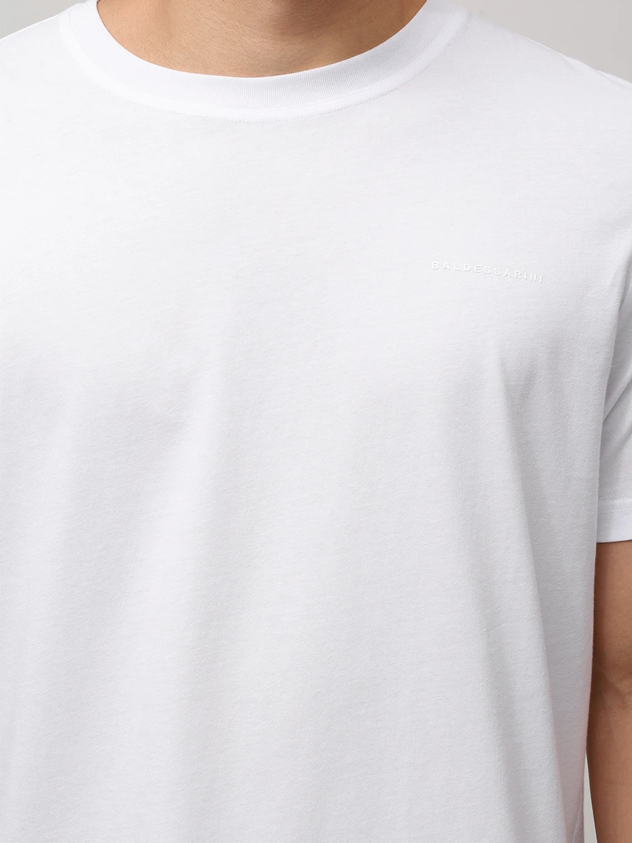 Футболка хлопковая BALDESSARINI 20085.5295/1010 Белый  Фото 5