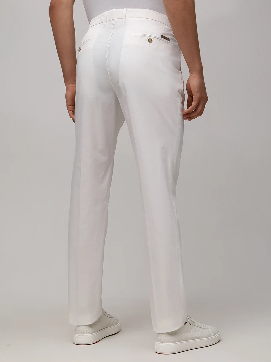 Брюки Slim Fit хлопковые BALDESSARINI 16836.2402/1010 SF Белый  Фото 3