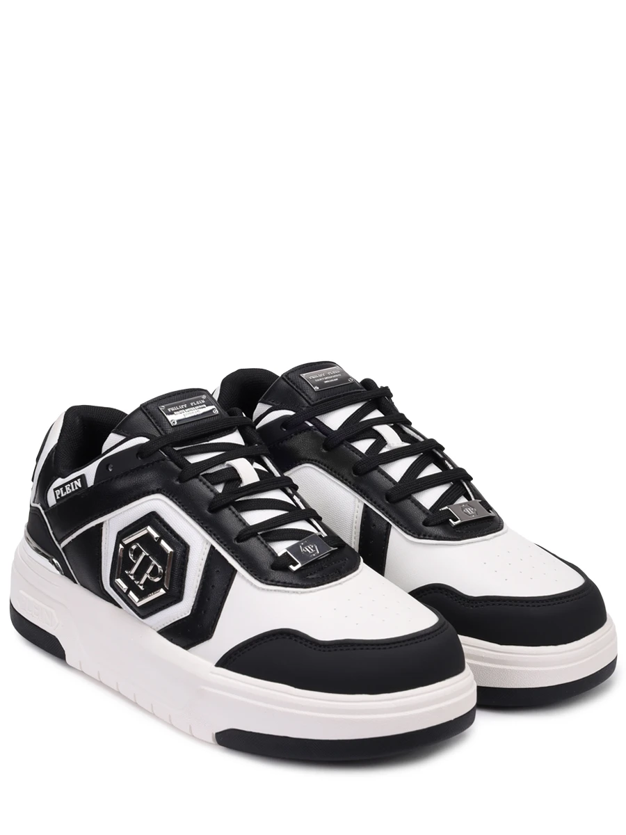 Кеды из экокожи PHILIPP PLEIN .USC0766/02 Черный  Фото 2