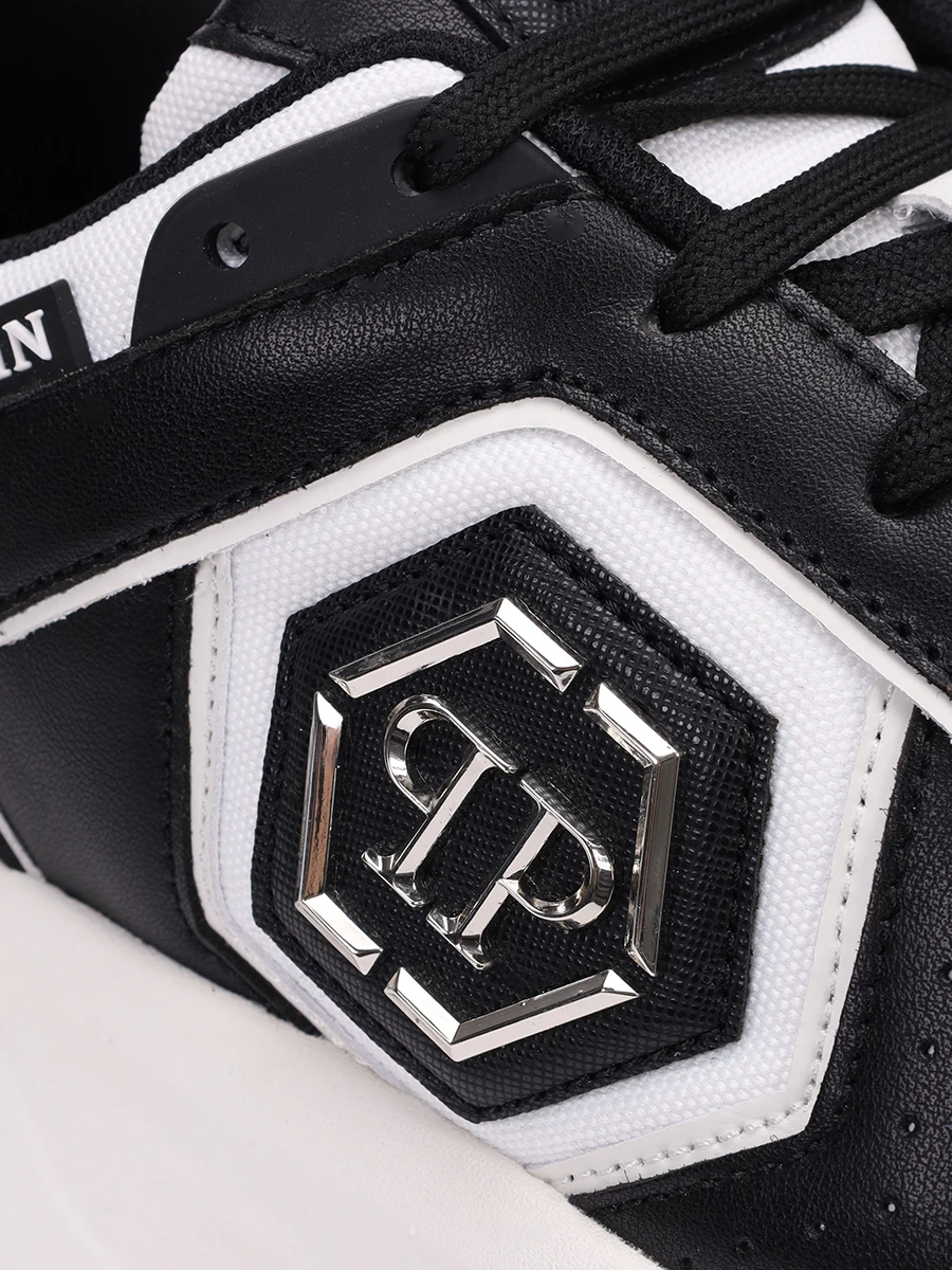Кеды из экокожи PHILIPP PLEIN .USC0766/02 Черный  Фото 5