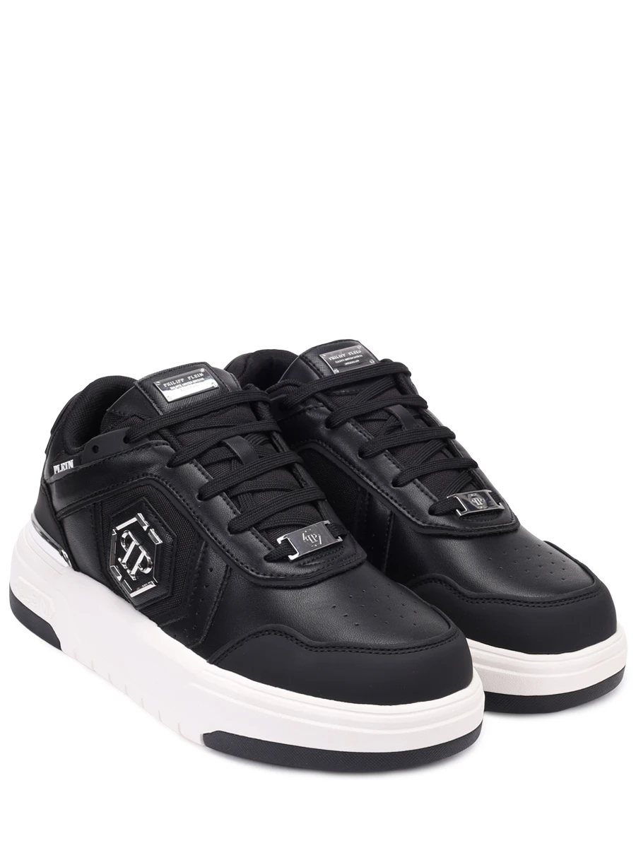 Кеды из экокожи PHILIPP PLEIN .USC0766/0102 Черный  Фото 2