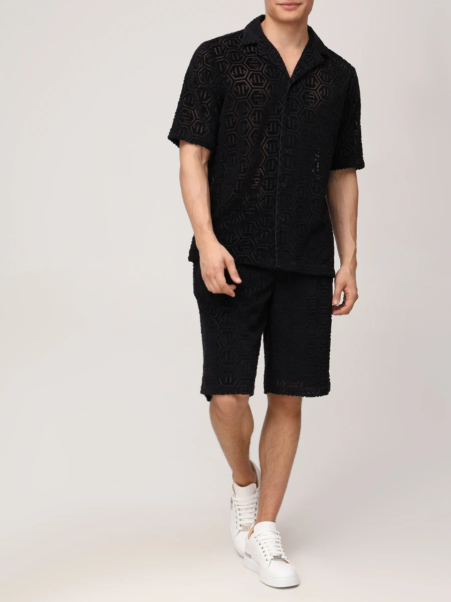 Костюм хлопковый PHILIPP PLEIN MRP2402/MRT1511 02 Черный  Фото 2
