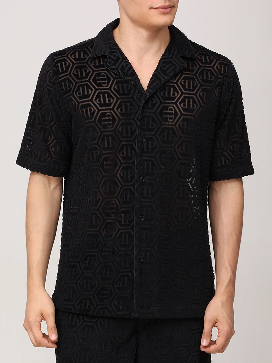 Костюм хлопковый PHILIPP PLEIN MRP2402/MRT1511 02 Черный  Фото 4