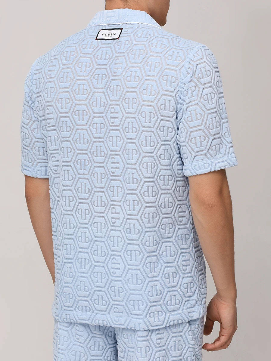 Костюм хлопковый PHILIPP PLEIN MRP2402/MRT1511 07 Голубой  Фото 3