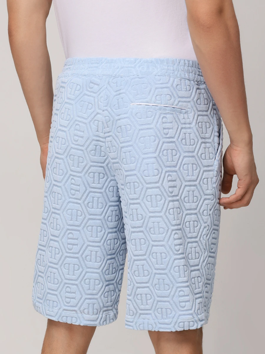 Костюм хлопковый PHILIPP PLEIN MRP2402/MRT1511 07 Голубой  Фото 6