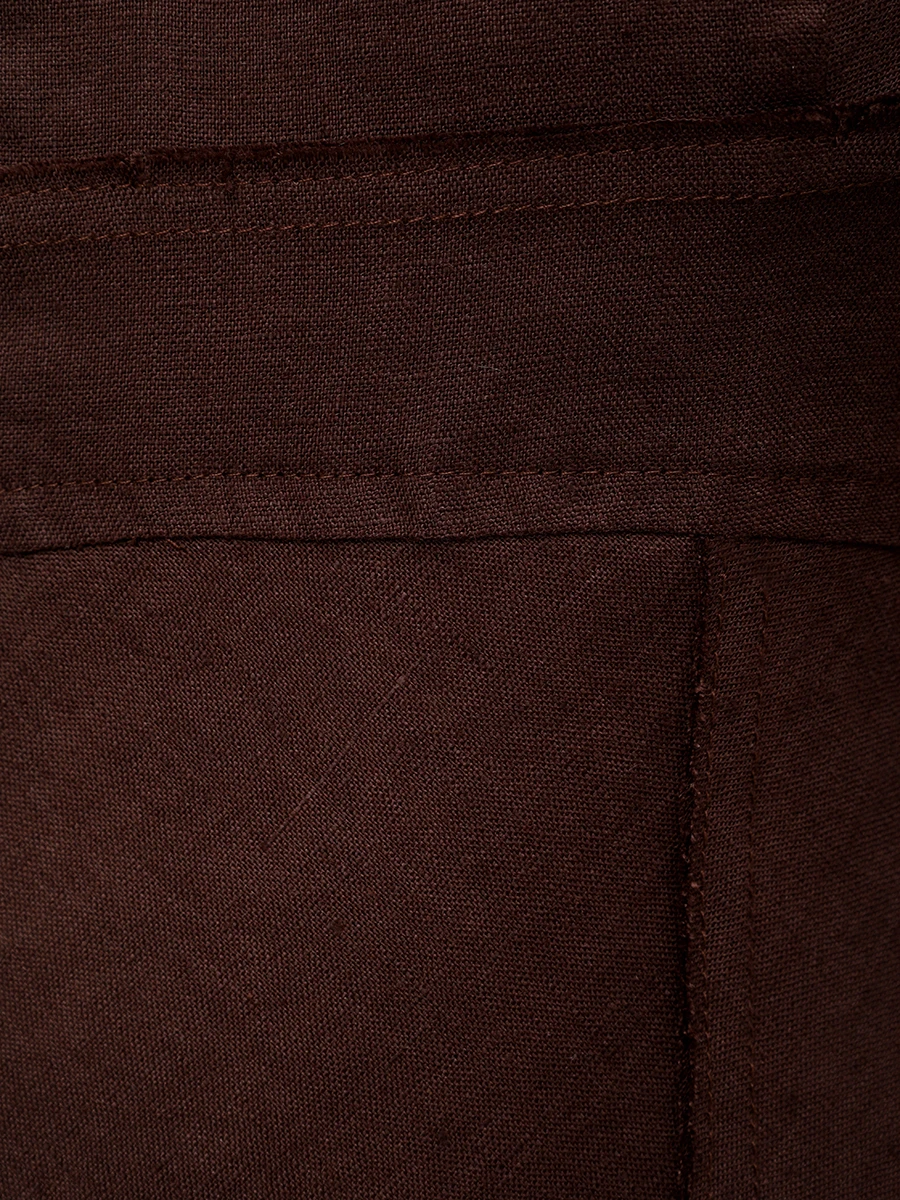 Платье льняное MUSE ME MM.D055.4000.308 Шоколадный Коричневый  Фото 6