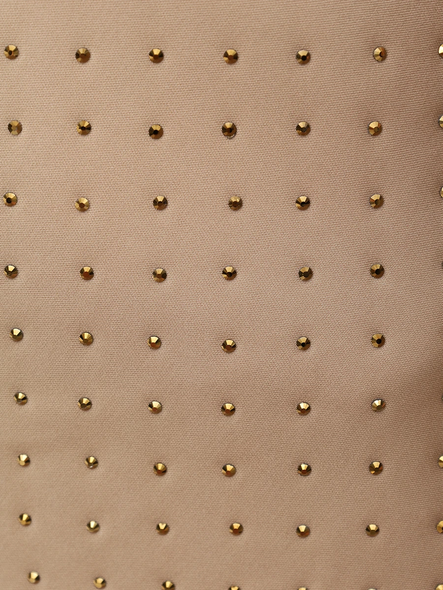 Платье-комбинация из вискозы SOL ANGELANN SCD-1201/SS25 Золотой  Фото 6