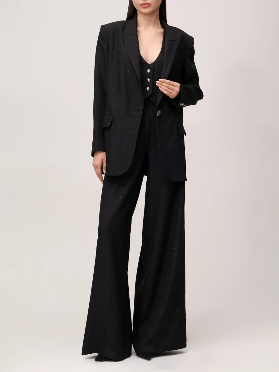 Жилет однотонный SOL ANGELANN SCJ-3401/SS25 Черный  Фото 2