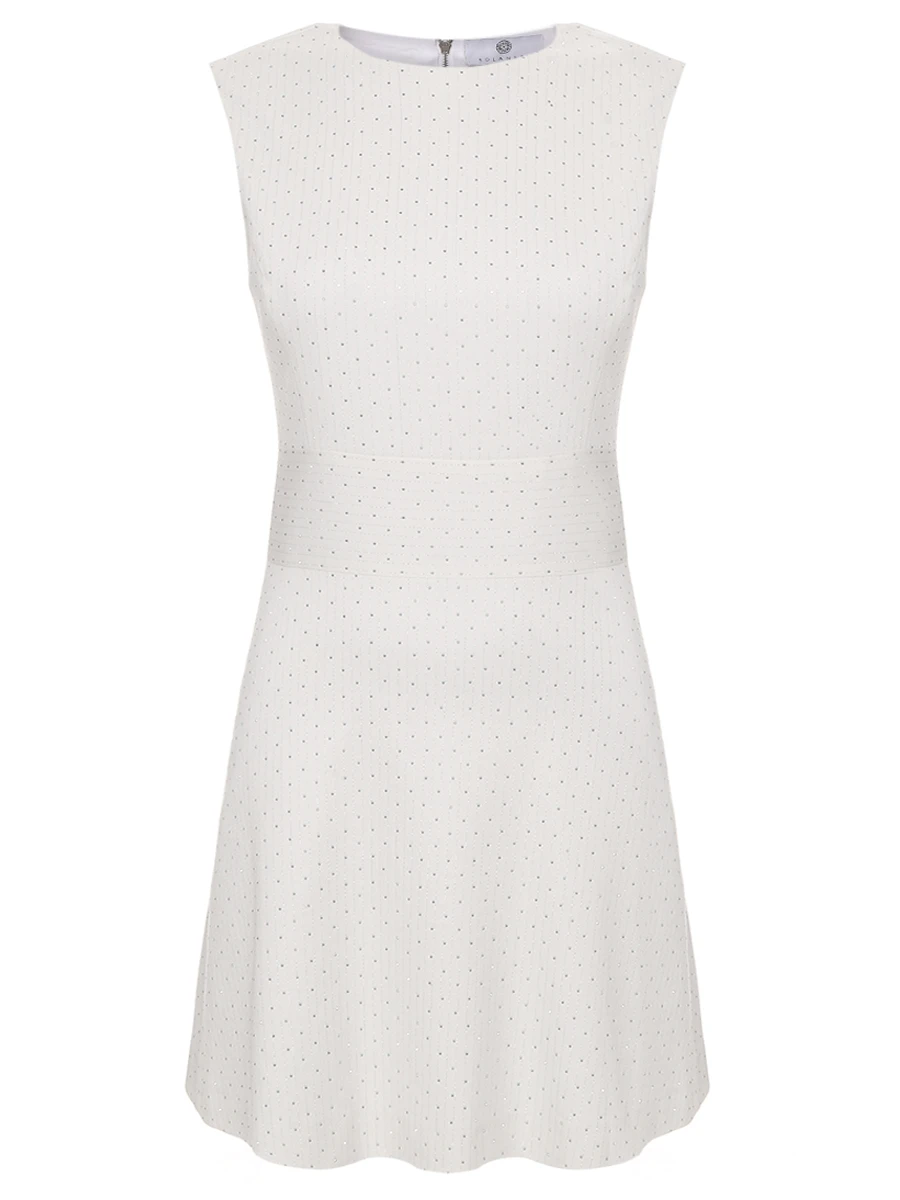 Платье однотонное SOL ANGELANN SCD-2103/SS25 Белый 