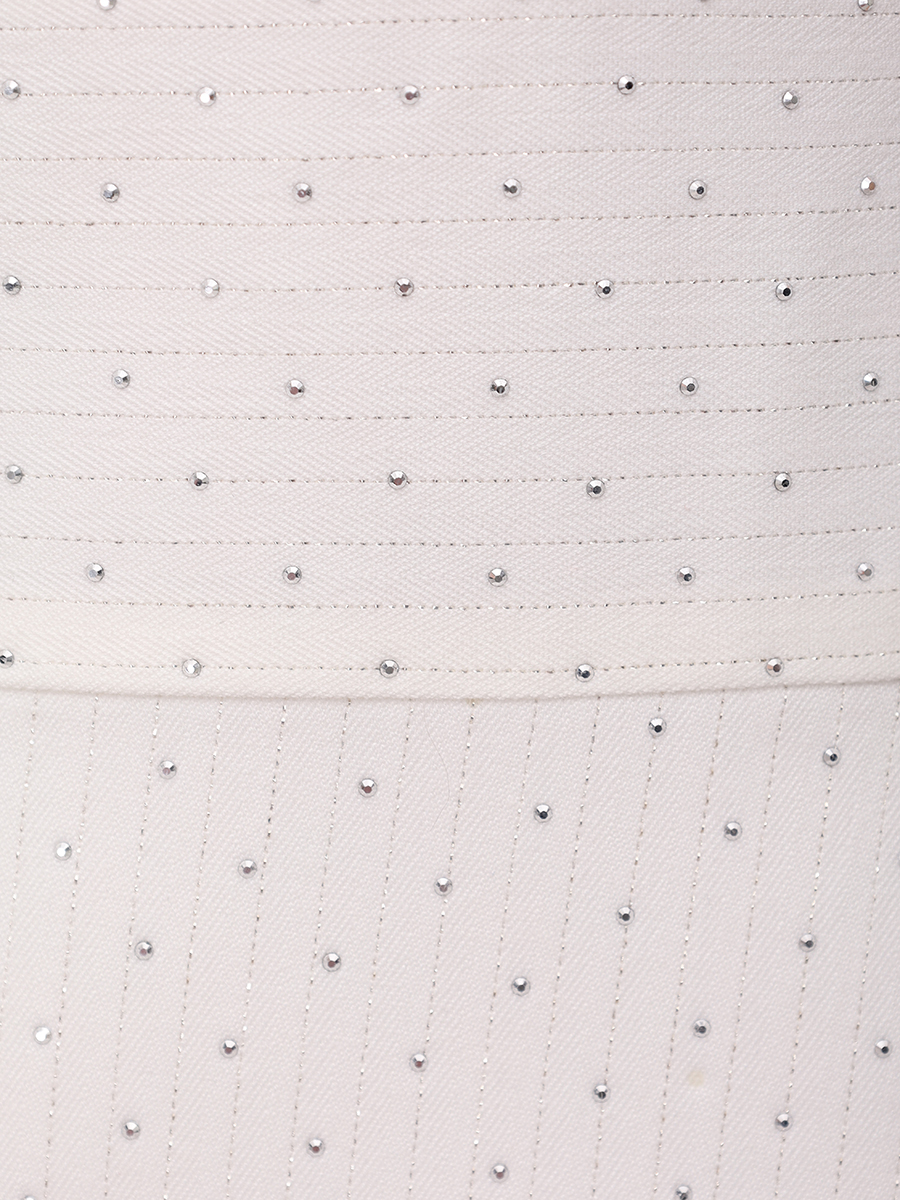 Платье однотонное SOL ANGELANN SCD-2103/SS25 Белый  Фото 6