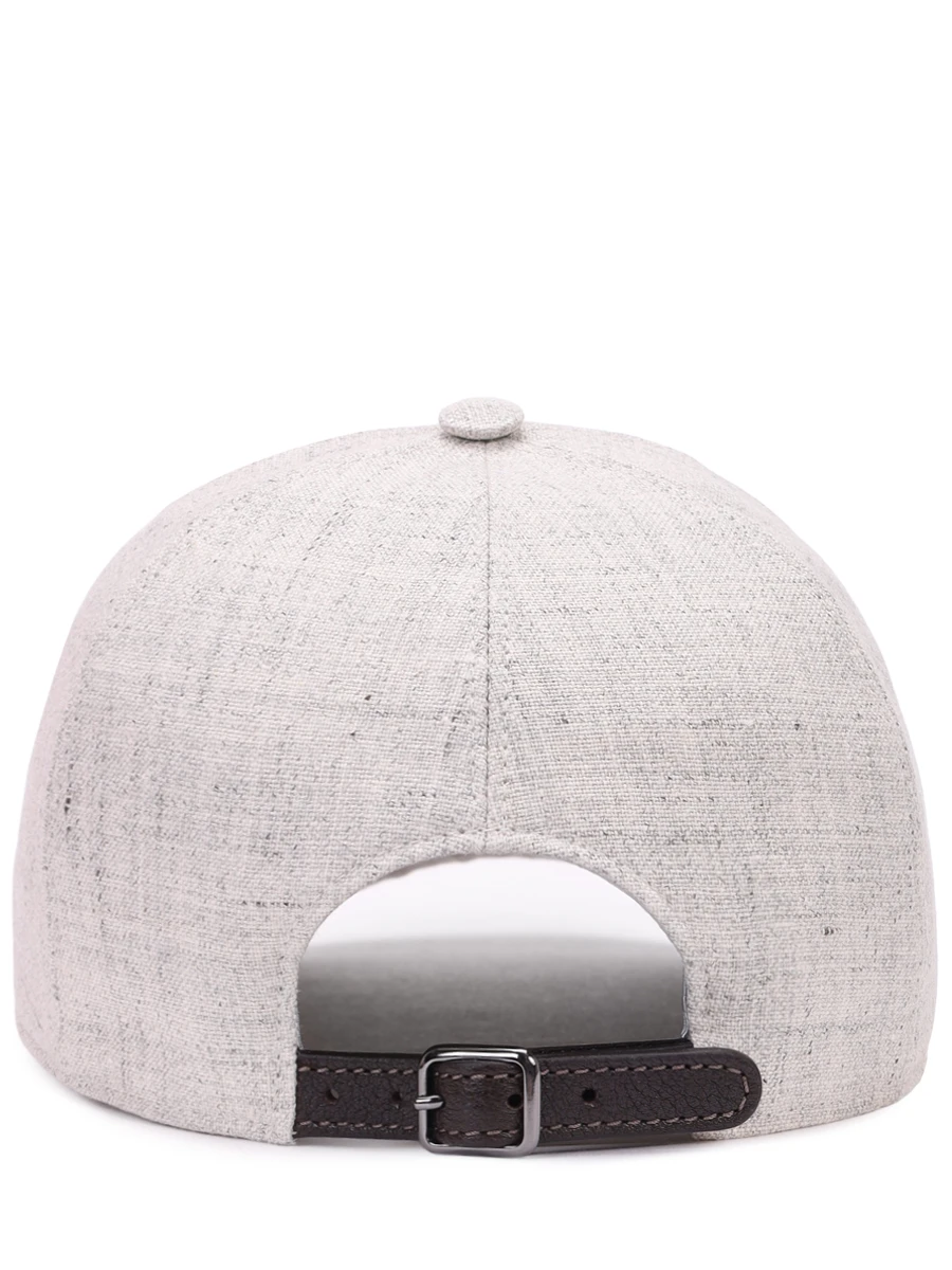Бейсболка льняная BRUNELLO CUCINELLI MCAP91003 C009 Бежевый  Фото 2