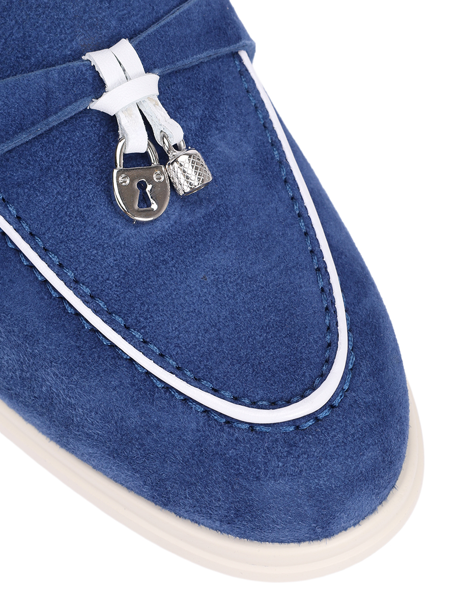 

Лоферы замшевые, Синий, BD389T-CAVN