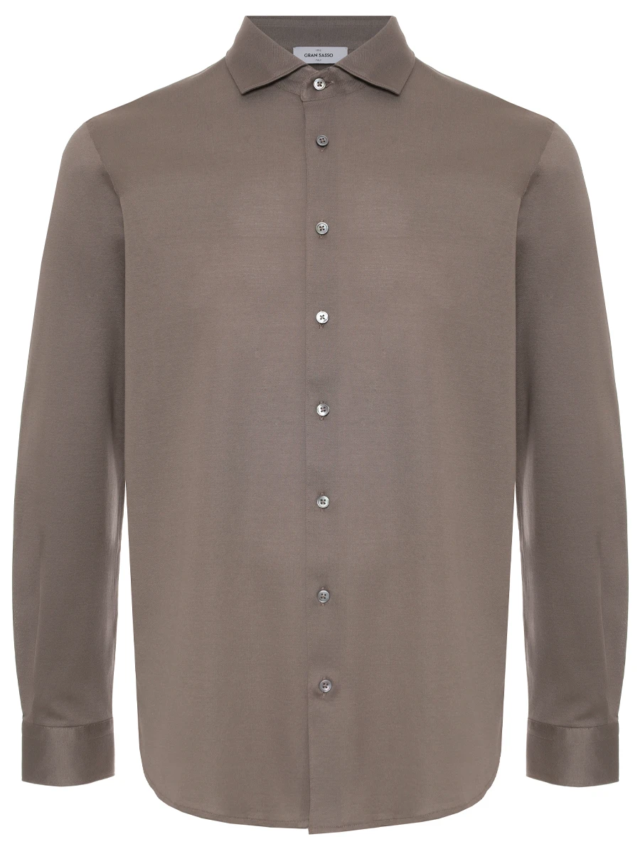 

Рубашка Slim Fit хлопковая, Коричневый, 60120/74201/171 Темно-