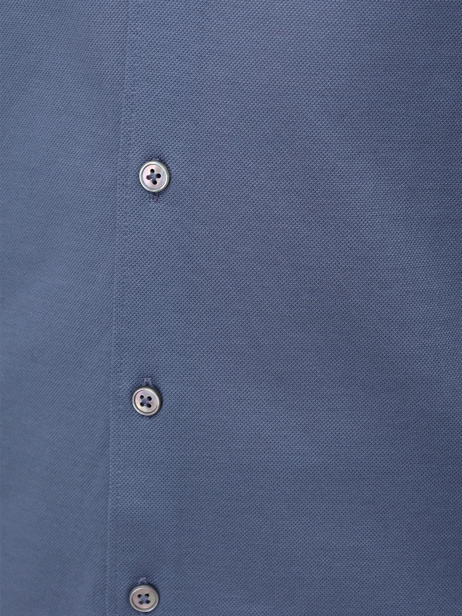 Рубашка Slim Fit хлопковая GRAN  SASSO 60120/74201/567 Деним  Фото 6