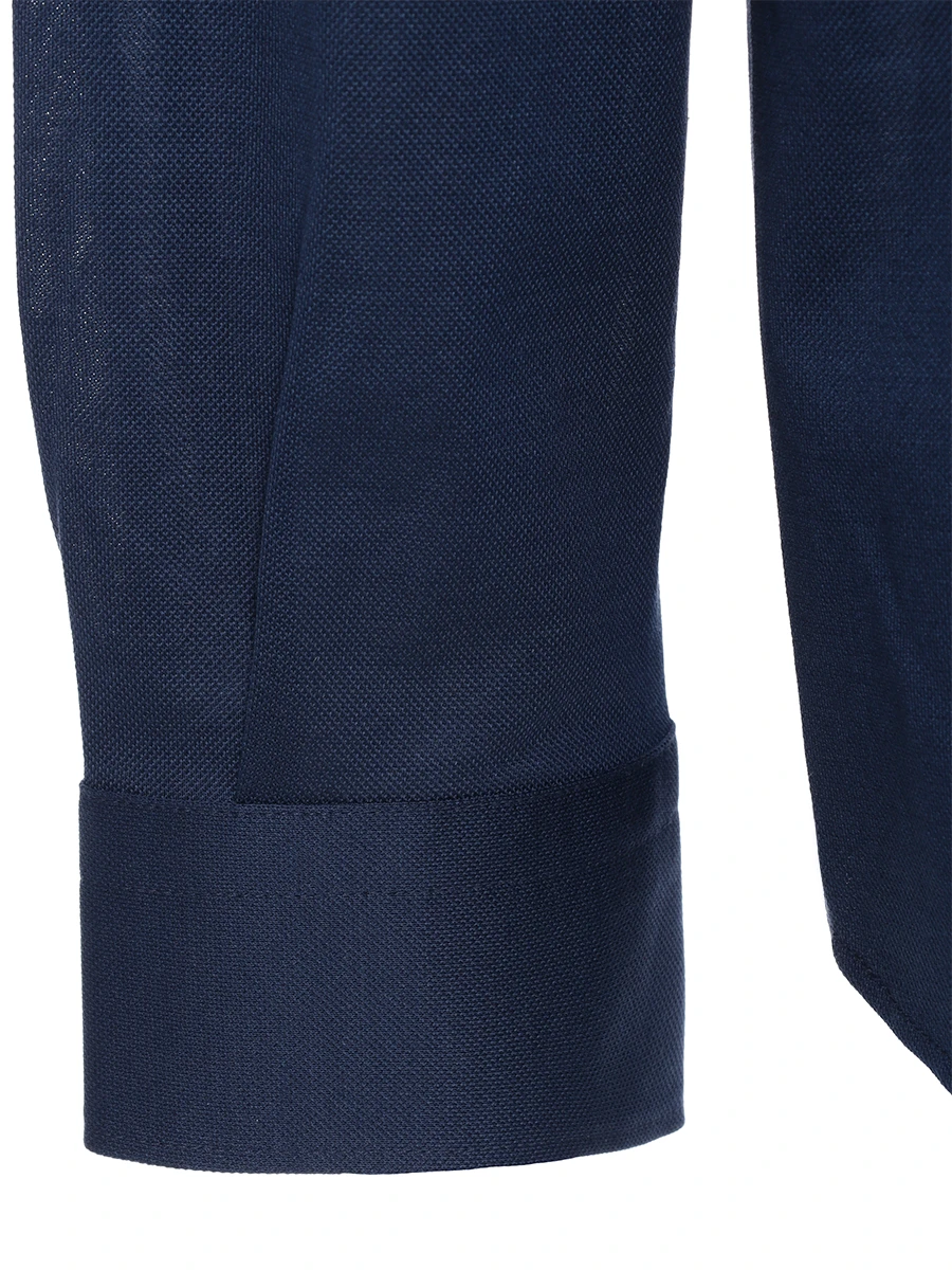 Рубашка Slim Fit хлопковая GRAN  SASSO 60120/74201/597 Синий  Фото 4