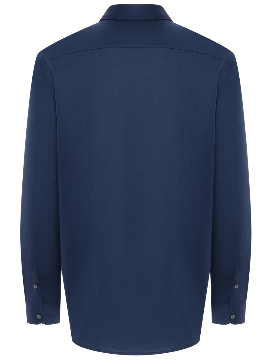 Рубашка Slim Fit хлопковая GRAN  SASSO 60120/74201/597 Синий  Фото 2