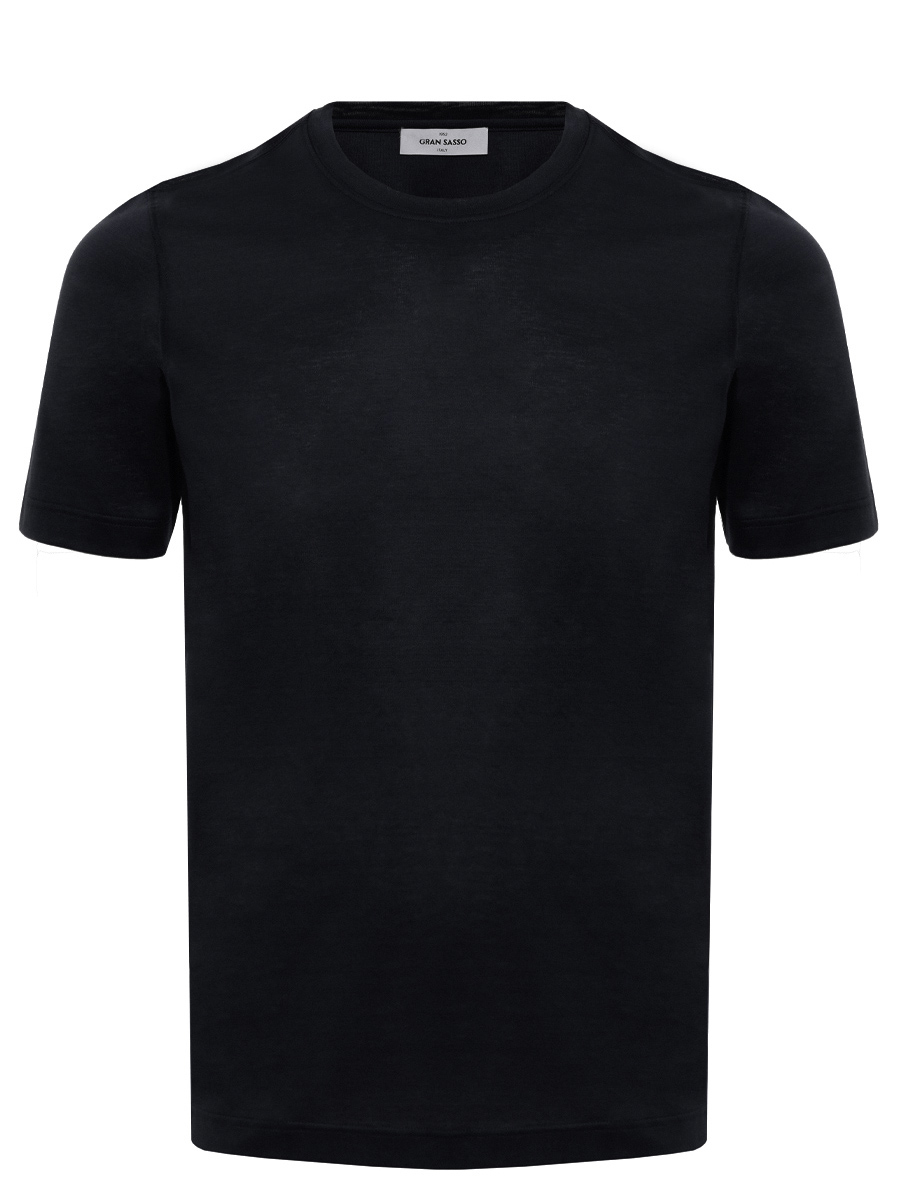 Футболка хлопковая GRAN  SASSO 60133/74002/099 Черный 