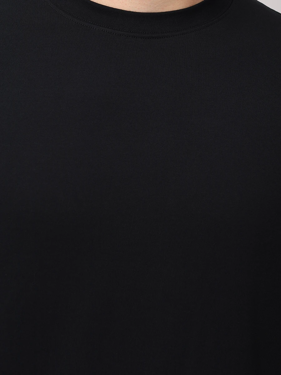 Футболка хлопковая GRAN  SASSO 60139/73713/099 Черный  Фото 5