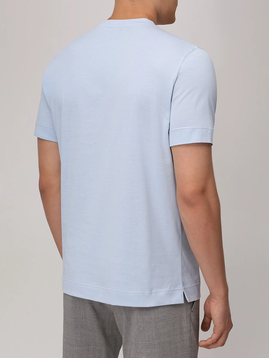 

Футболка хлопковая, Голубой, 60139/73713/508 Темно-