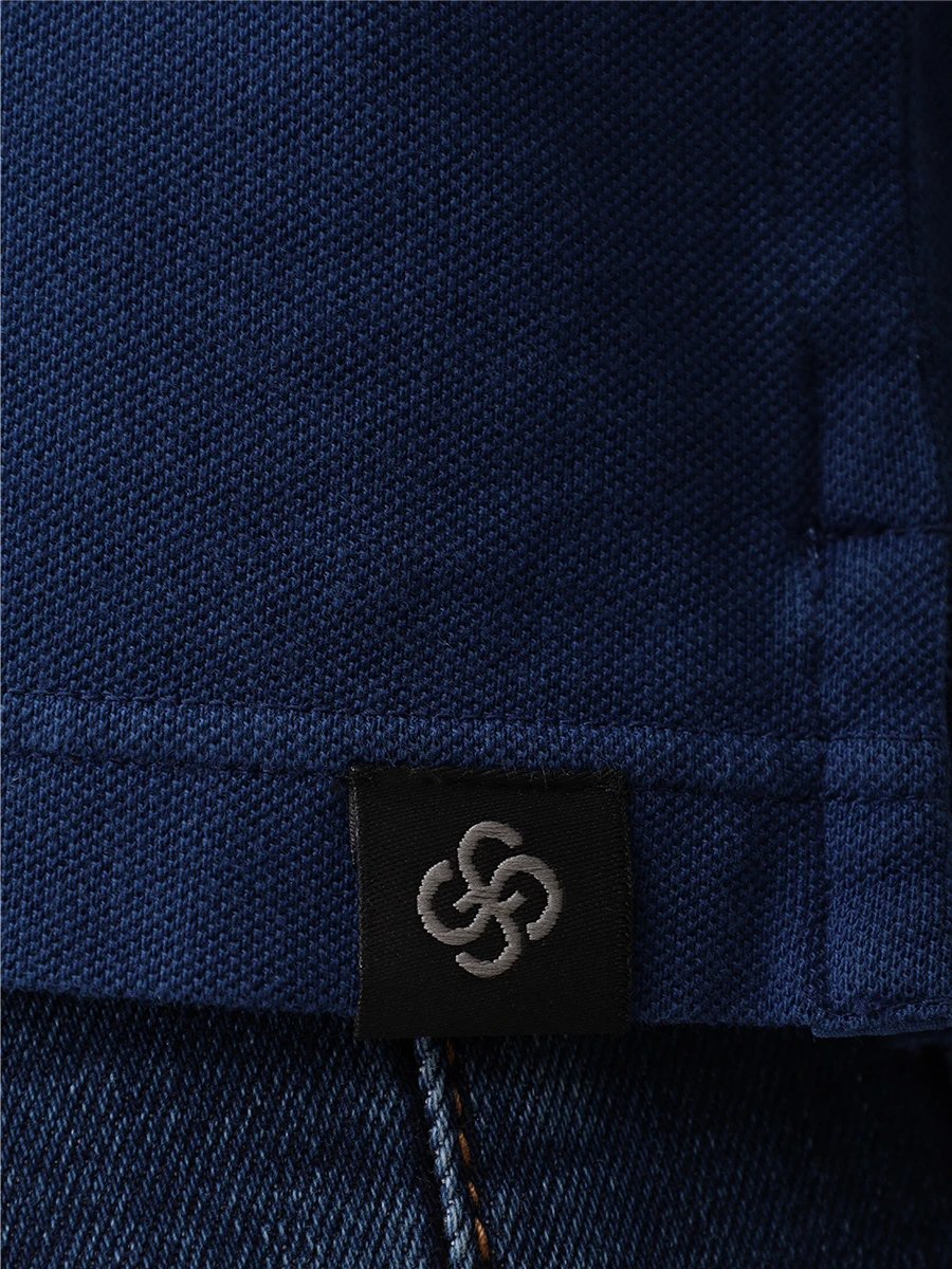 Поло хлопковое GRAN  SASSO 60187/79048/581 Синий  Фото 6