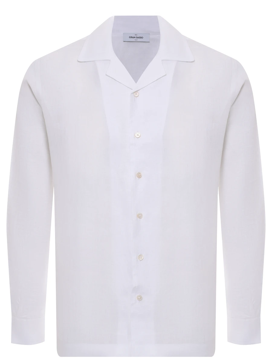 Рубашка Regular Fit льняная GRAN  SASSO 61148/50001/001 Белый 
