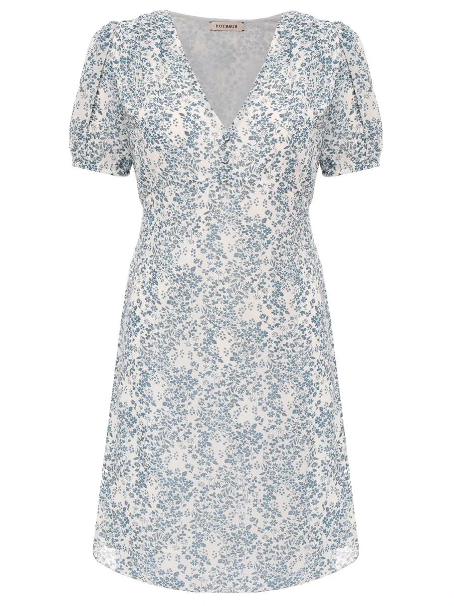 Платье из вискозы BOTROIS SKU64646327 Белый 