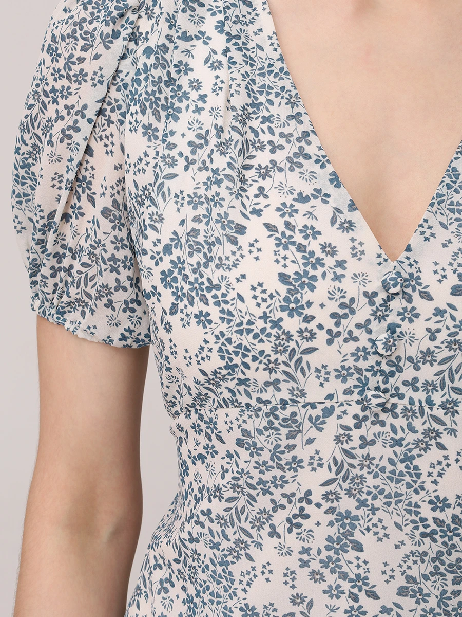 Платье из вискозы BOTROIS SKU64646327 Белый  Фото 5