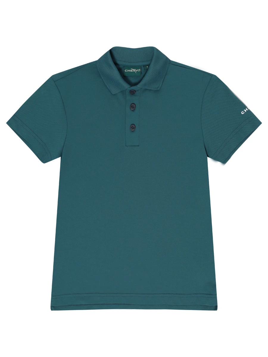 Поло однотонное CHERVO A0775-T0304-644 Зеленый 