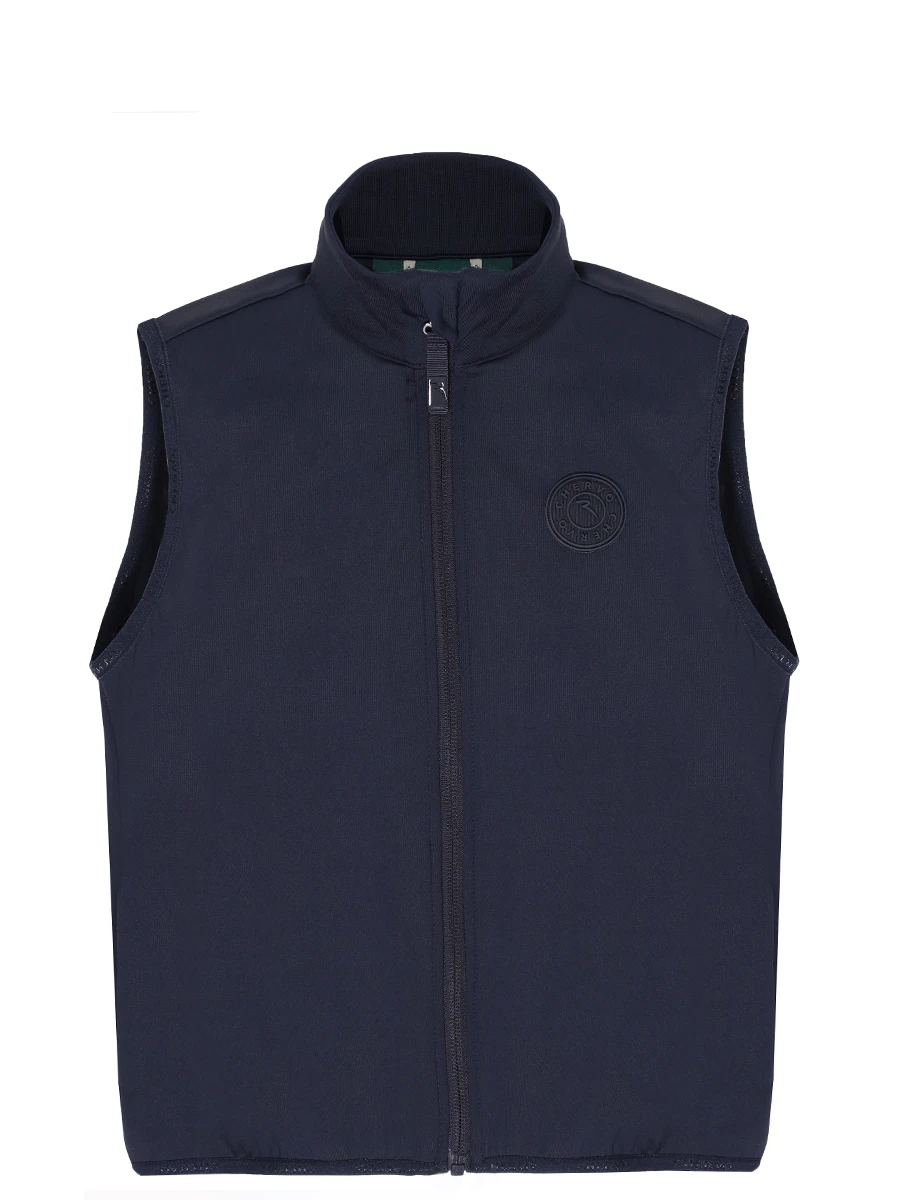 

Жилет однотонный, Синий, P0277-T0222-599