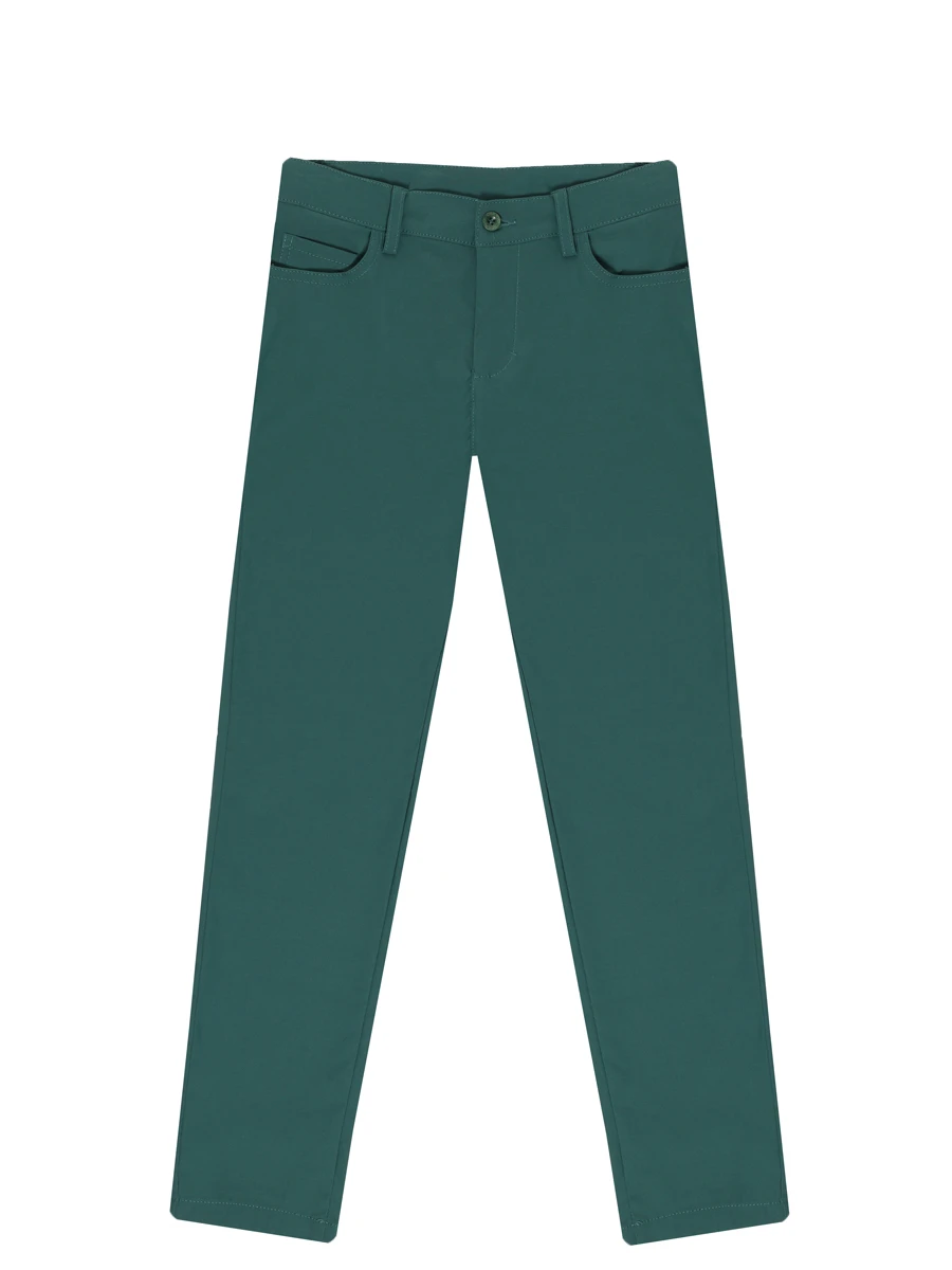 

Брюки однотонные, Зеленый, S0537-T0112-690