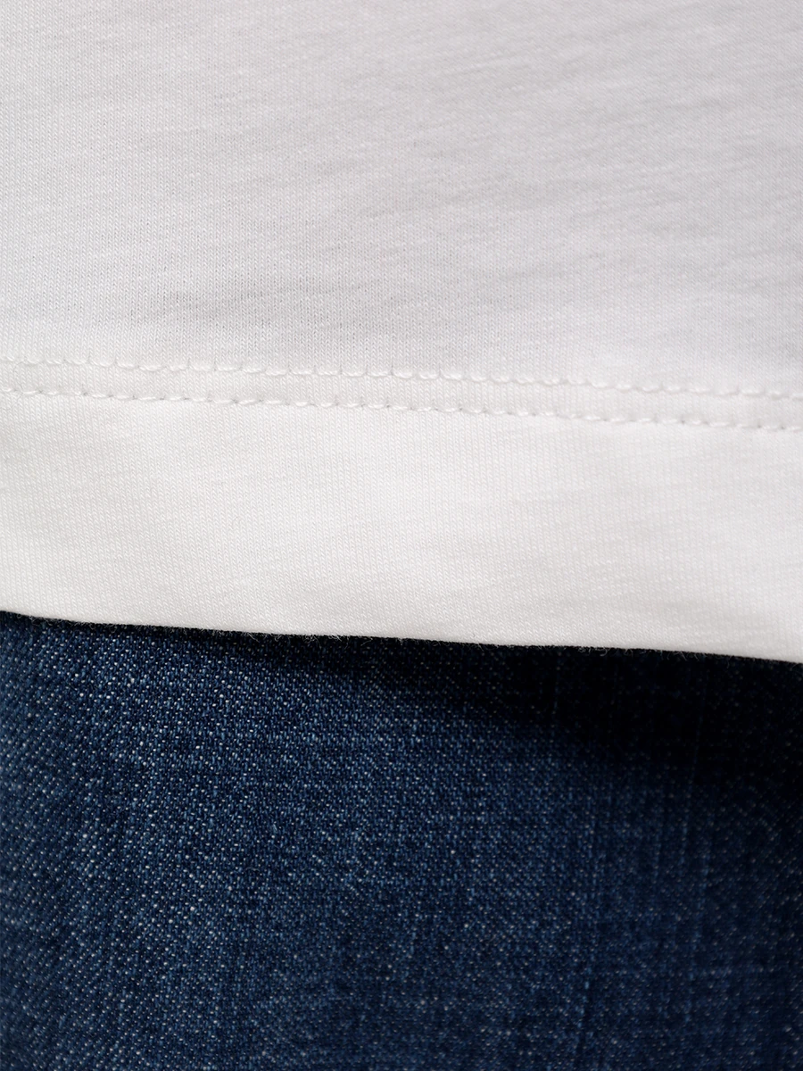 Футболка хлопковая LORENA ANTONIAZZI TS24AA/9999 100 Белый  Фото 6