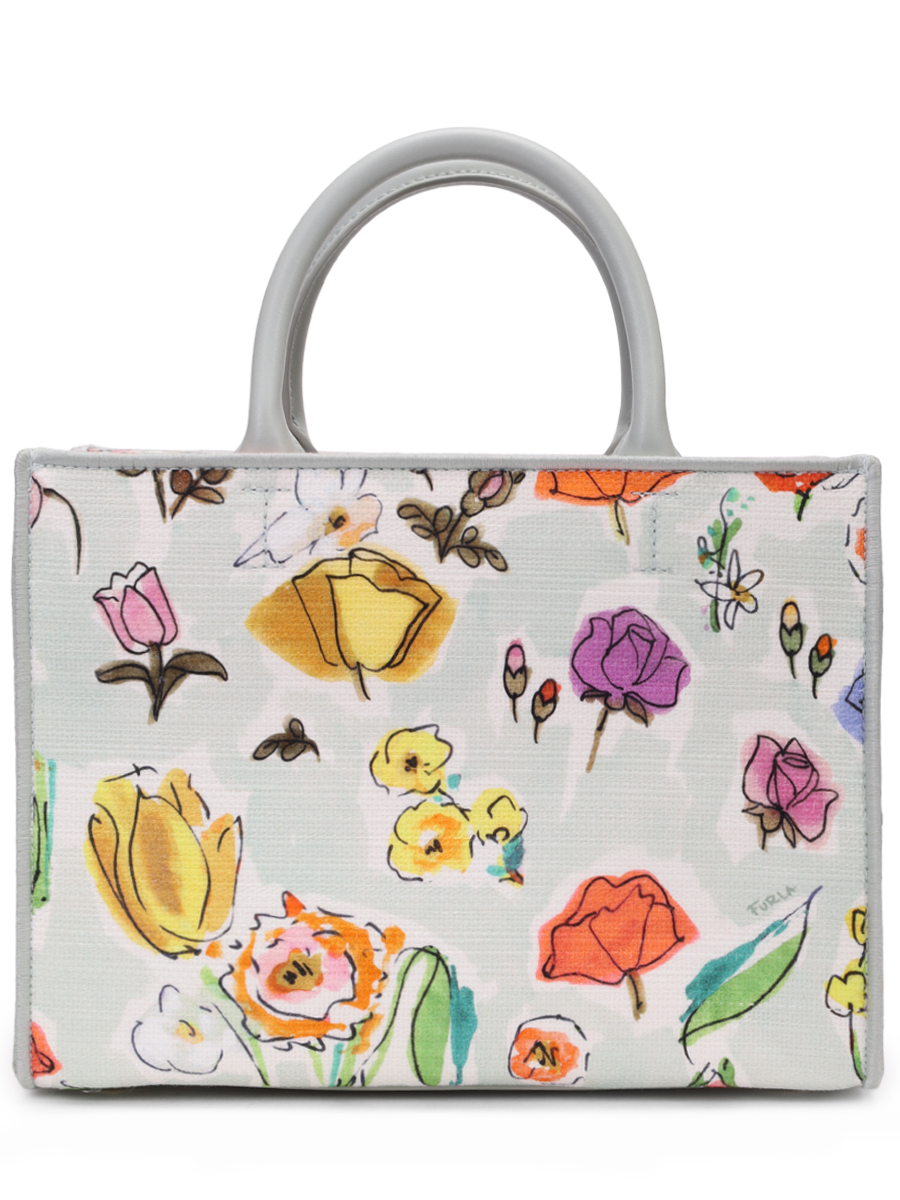 Сумка текстильная FURLA WB01811-BX3878-TRU00 Цветочный принт 