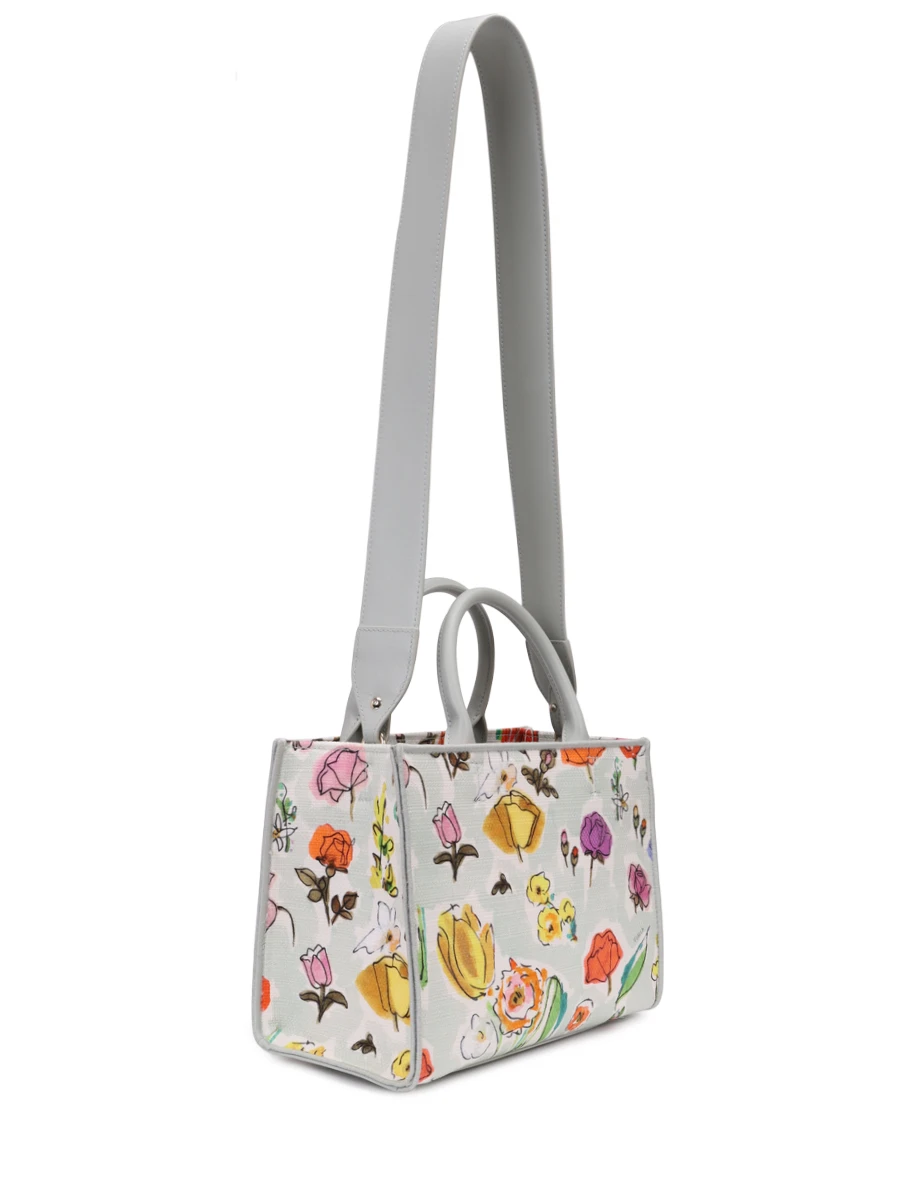 Сумка текстильная FURLA WB01811-BX3878-TRU00 Цветочный принт  Фото 2