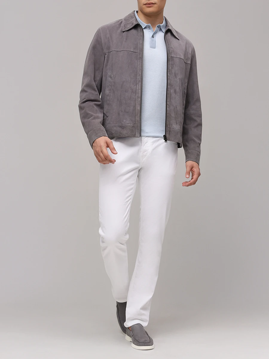 Джинсы Regular Fit хлопковые HANDPICKED 03357/S/RAVELLO/111 Белый  Фото 2