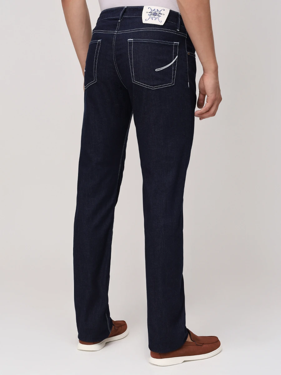 Джинсы Regular Fit хлопковые HANDPICKED 03288/W1/RIMINI-TAO Темно- Синий  Фото 3