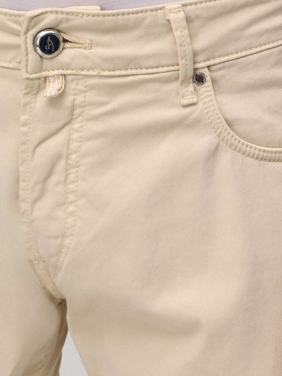 Джинсы Regular Fit хлопковые HANDPICKED 03357/S/RAVELLO/106 Бежевый  Фото 5