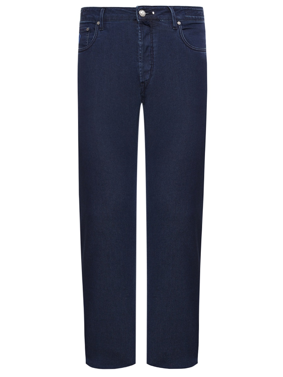 Джинсы Regular Fit хлопковые HANDPICKED 02964/W1/RAVELLO Темно- Синий 
