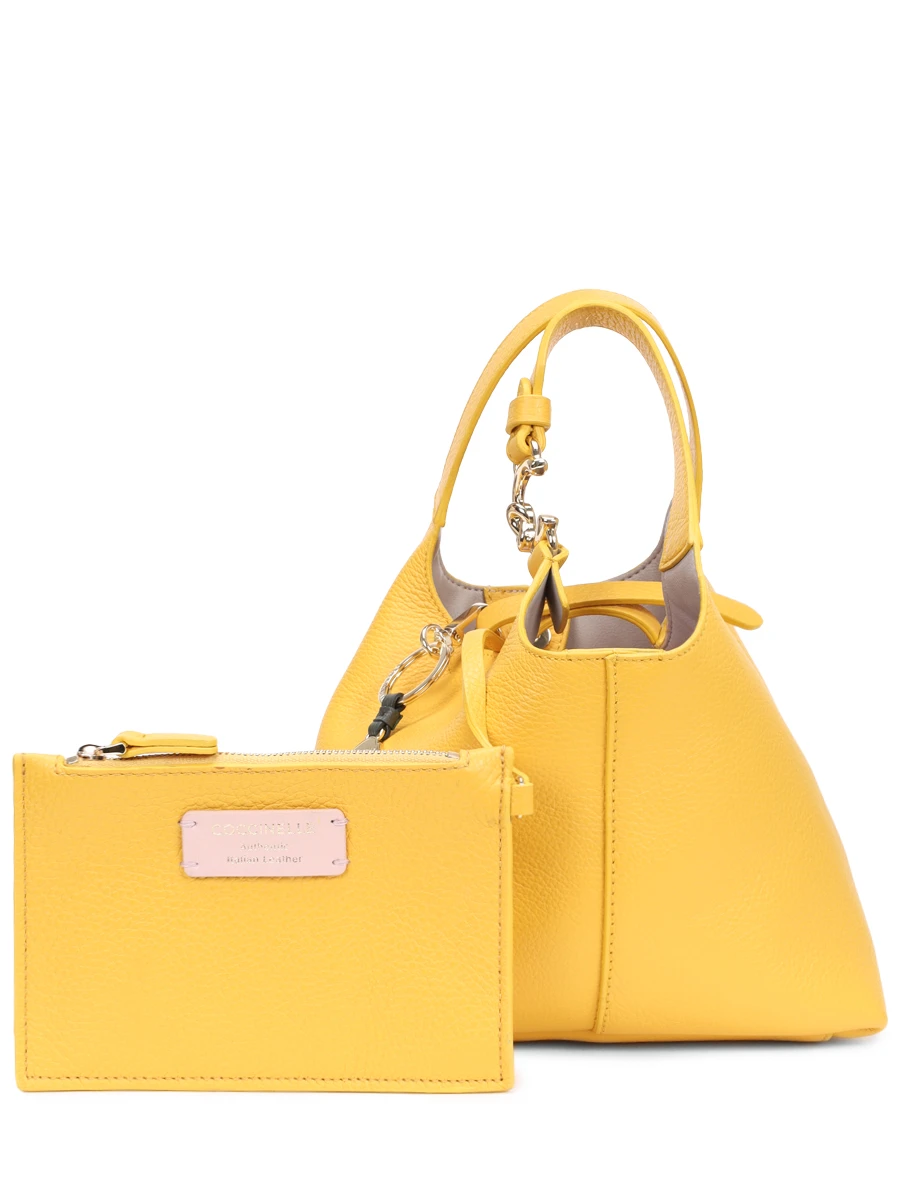 Сумка кожаная COCCINELLE E1 SHA J19/E2 M9K G28 Желтый  Фото 3